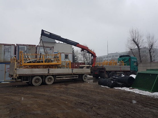 Аренда Манипулятора Scania 20 тонн с прицепом в Москве
