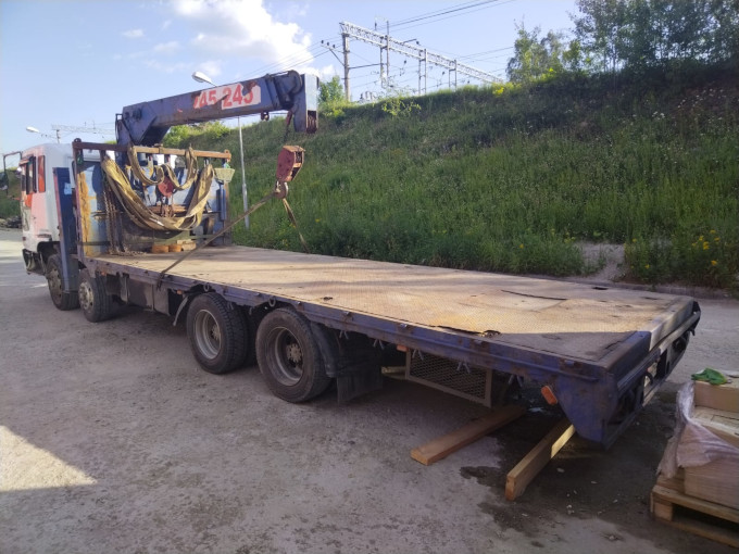 Аренда низкорамного крана-манипулятора